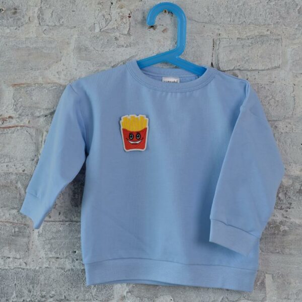 Sweatshirt blau – Bild 4