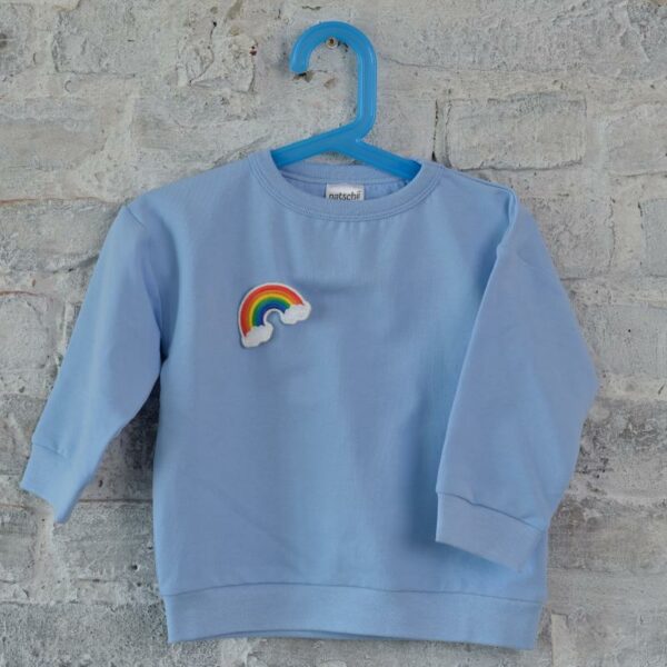 Sweatshirt blau – Bild 3